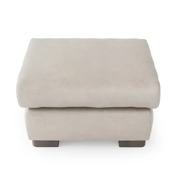 Storage Footstool - Mink, Faux Leather
