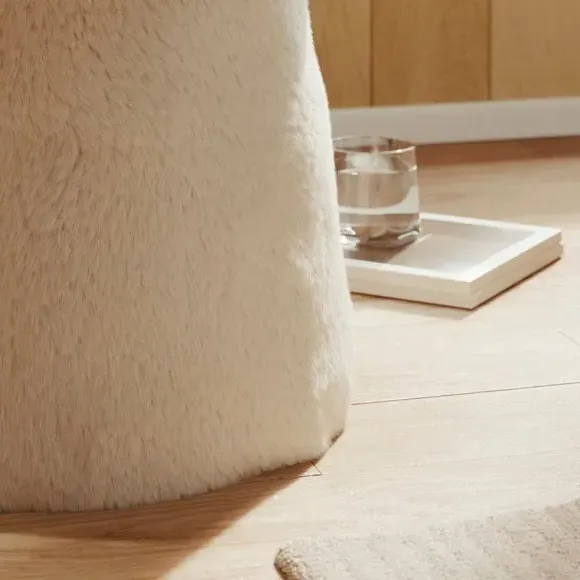Storage Footstool with Hidden Compartment - Natural