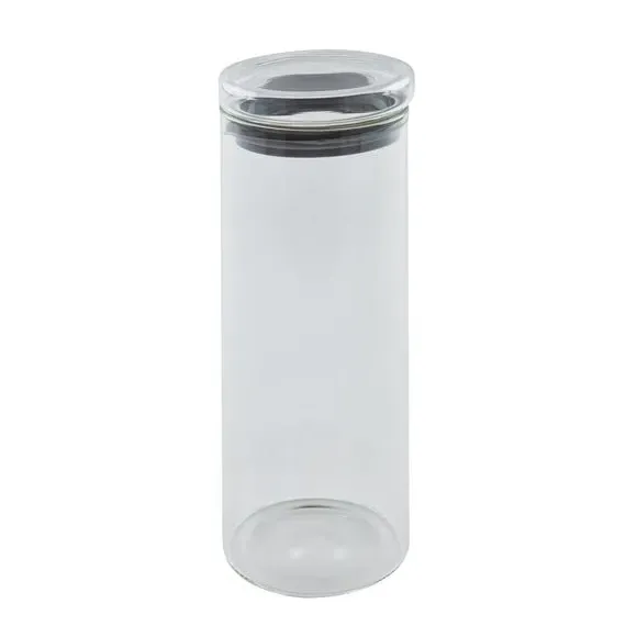 Storage Jar with Airtight Seal - Clear, Glass