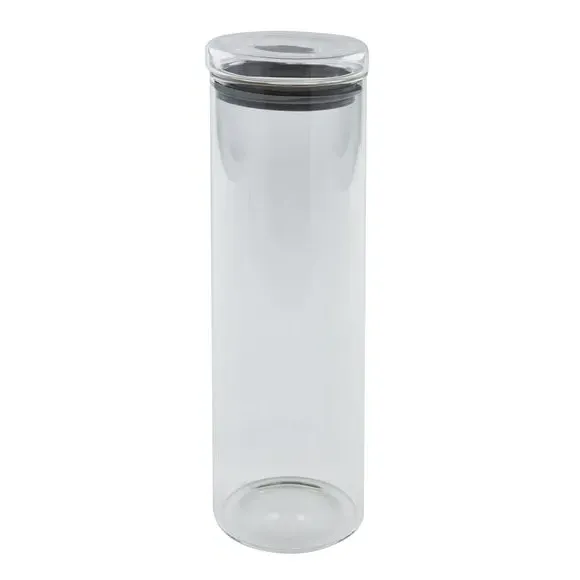 Storage Jar with Airtight Seal - Clear, Glass