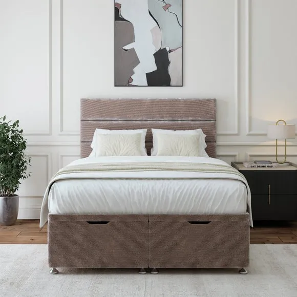 Storage Ottoman Base with Lift Top - Dove, Chenille