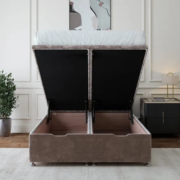 Storage Ottoman Base with Lift Top - Dove, Chenille