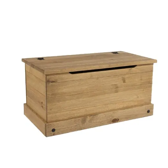 Storage Trunk Coffee Table - Natural, Pine