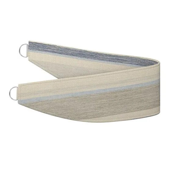 Stripe Curtain Tieback - Grey, Fabric