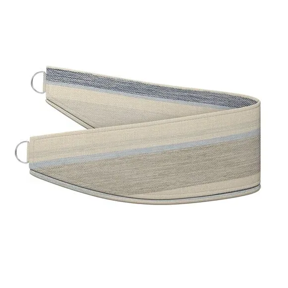 Stripe Curtain Tieback - Grey, Fabric