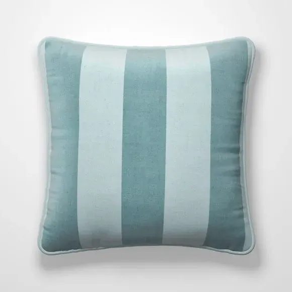 Stripe Cushion Cover Made to Order - Seafoam