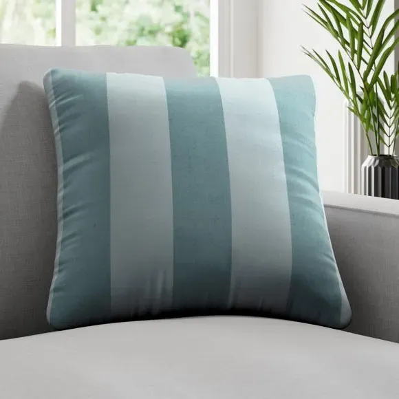Stripe Cushion Cover Made to Order - Seafoam