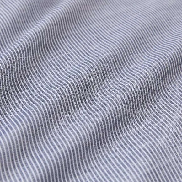 Stripe Duvet Cover & Pillowcase Set - Blue, Polycotton