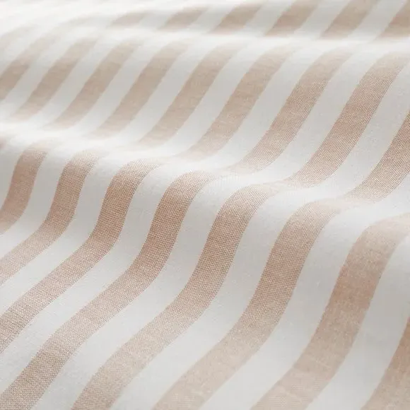 Stripe Duvet Cover Set - Natural, Cotton