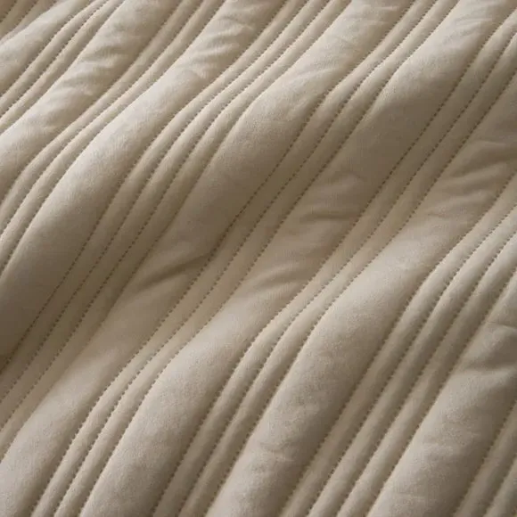 Stripe Duvet Cover Set - Natural, Microfibre