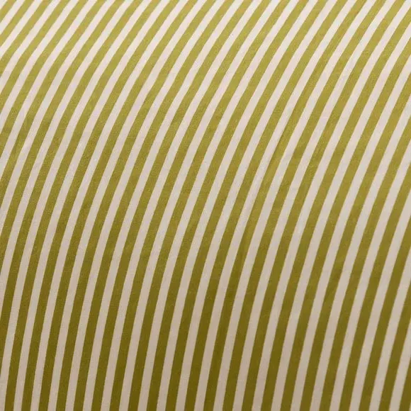 Stripe Duvet Cover Set - Pear, Cotton