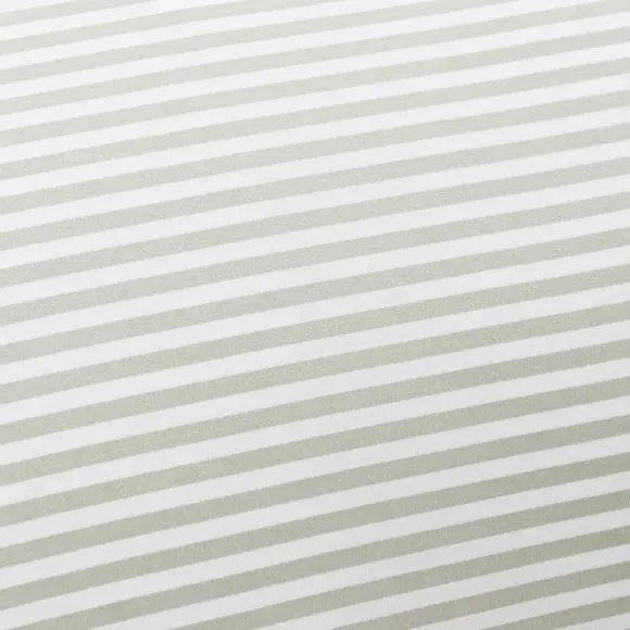 Stripe Duvet Cover Set - Sage, Polyester