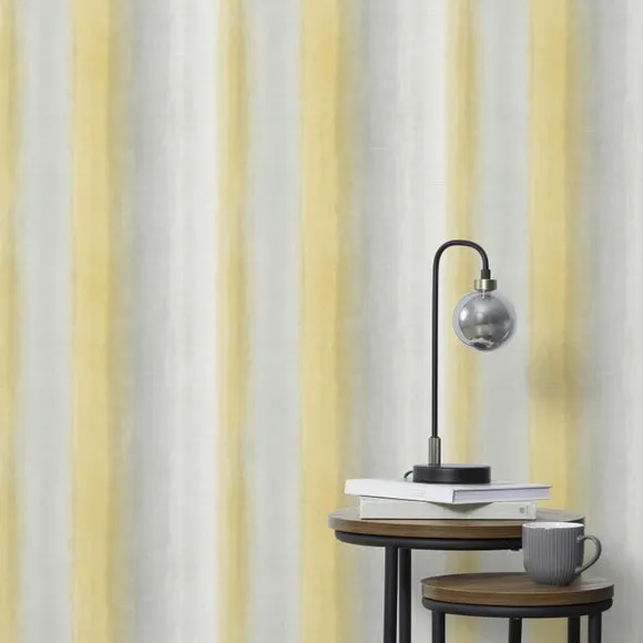 Stripe Wallpaper with Pearlescent - Ochre