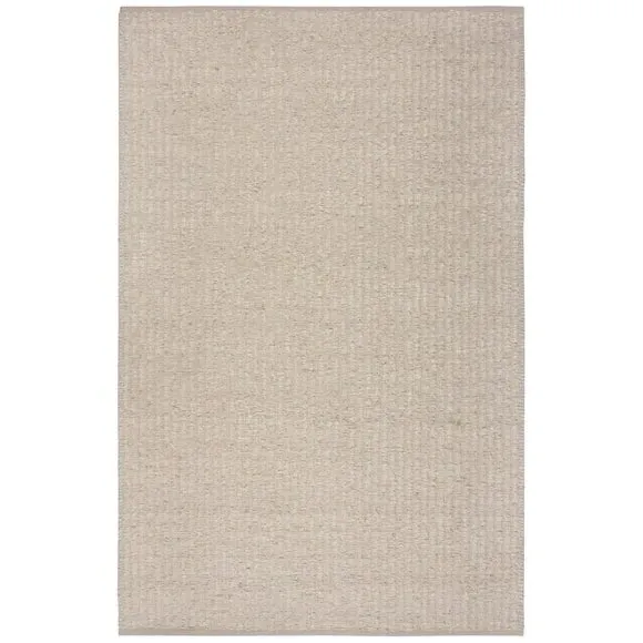 Striped Boucle Rug - Natural, Wool