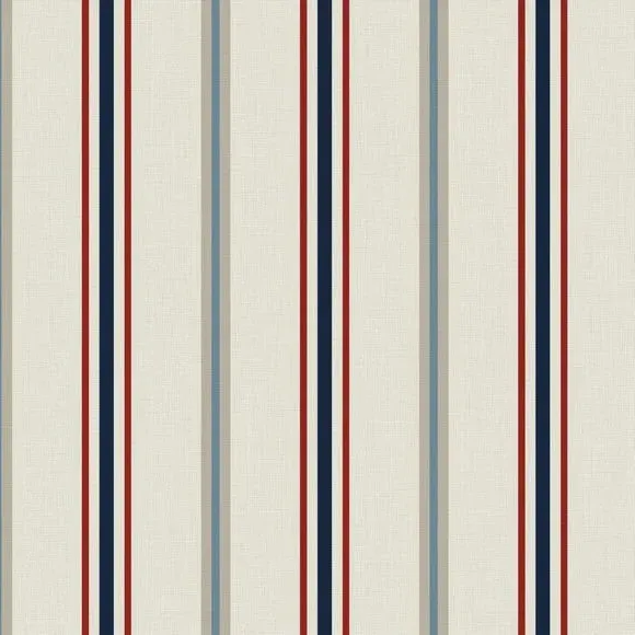 Striped Curtain Tieback - Multi, Cotton