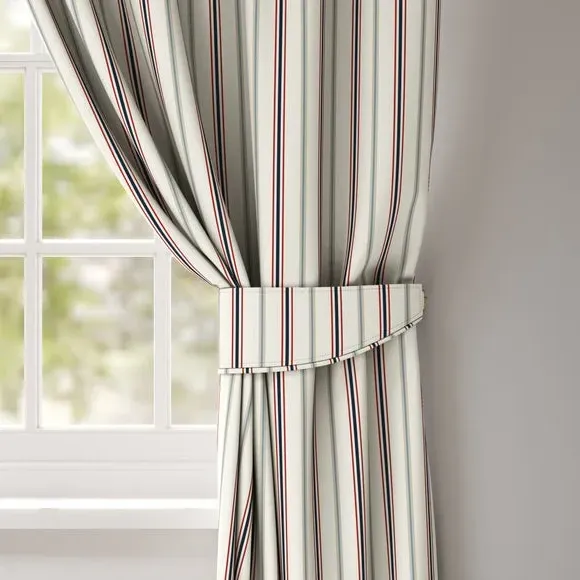 Striped Curtain Tieback - Multi, Cotton