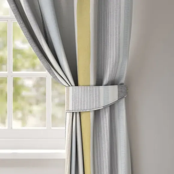 Striped Curtain Tieback - Ochre