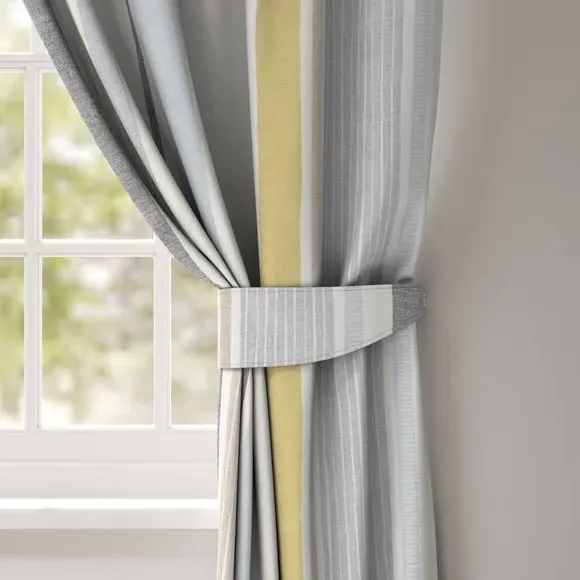 Striped Curtain Tieback - Ochre