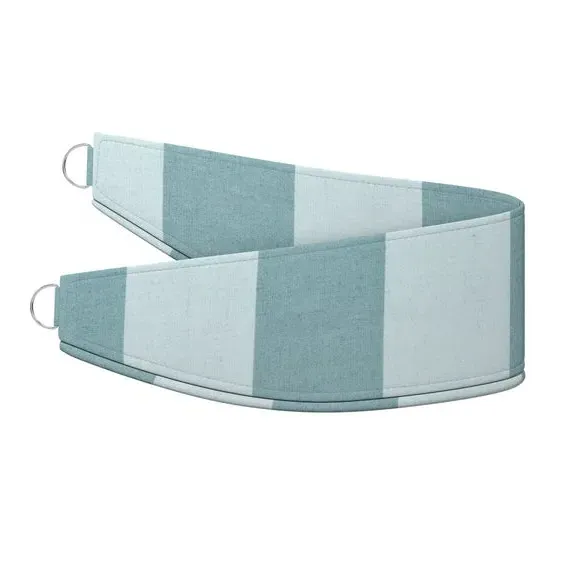 Striped Curtain Tieback - Seafoam, Polyester