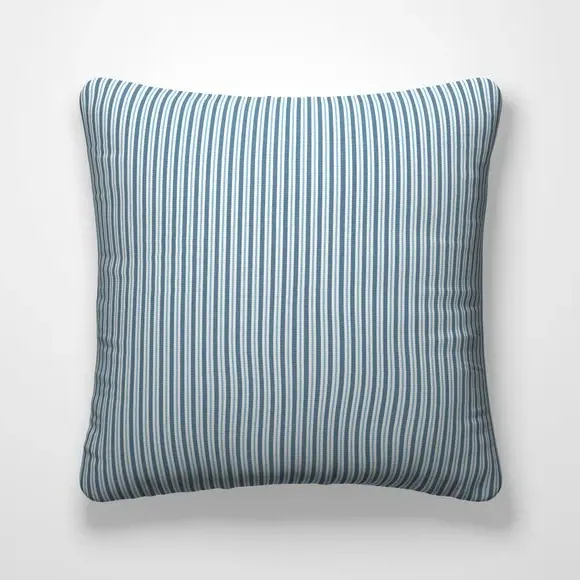 Striped Cushion Cover - Indigo, Cotton