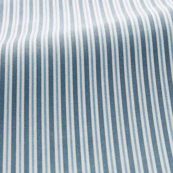 Striped Cushion Cover - Indigo, Cotton