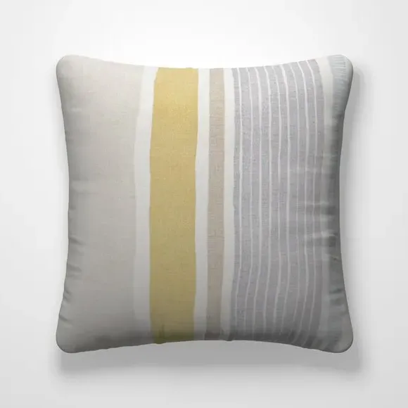 Striped Cushion Cover Made to Order - Ochre