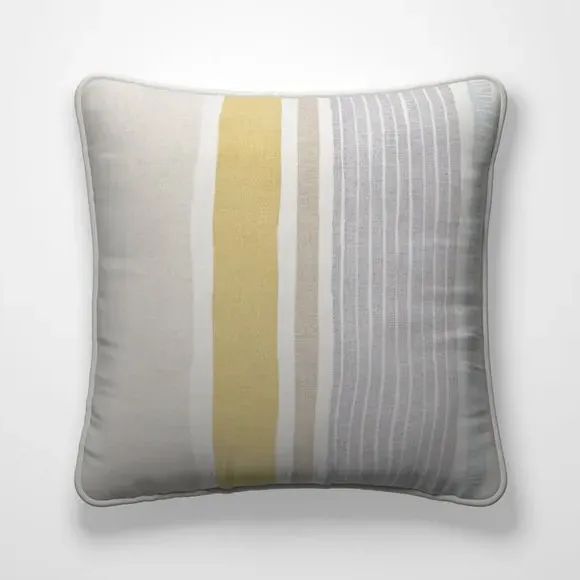 Striped Cushion Cover Made to Order - Ochre