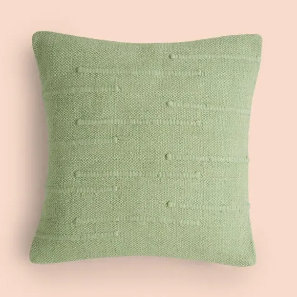 Striped Cushion with Removable Cover - Catkin