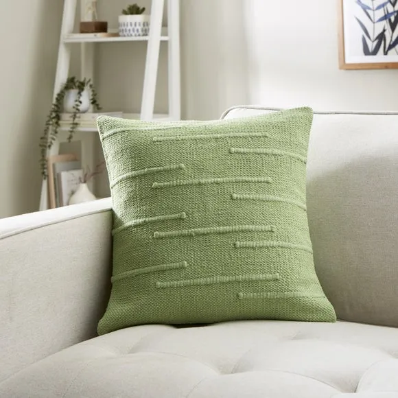 Striped Cushion with Removable Cover - Catkin image