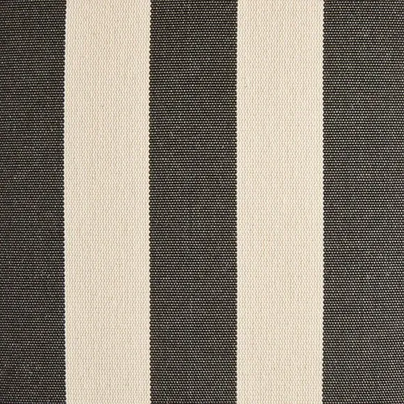 Striped Dining Chair - Black, Fabric