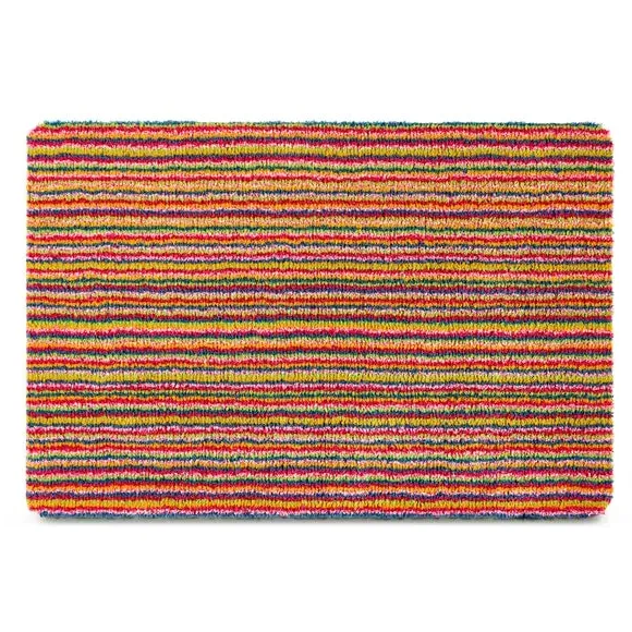 Striped Doormat Washable - Multicoloured, Cotton