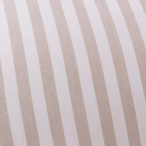 Striped Duvet Cover Set - Natural, Cotton