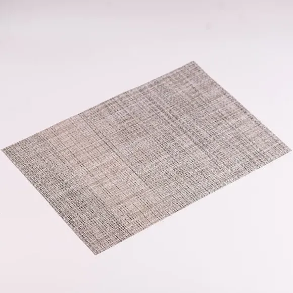 Striped Placemat - Grey, Vinyl