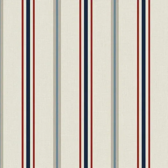 Striped Roman Blind Made to Measure - Multi, Cotton