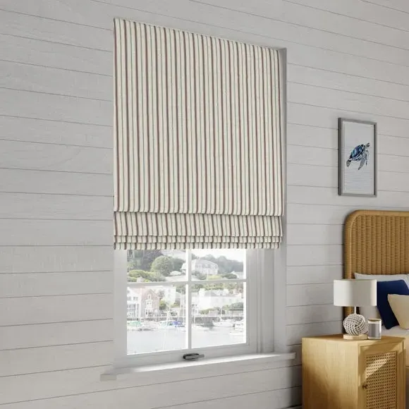 Striped Roman Blind Made to Measure - Multi, Cotton