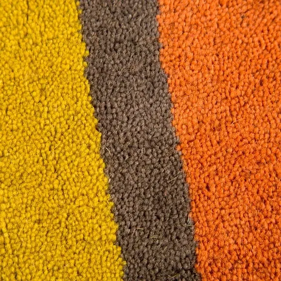 Striped Rug - Multicoloured, Wool