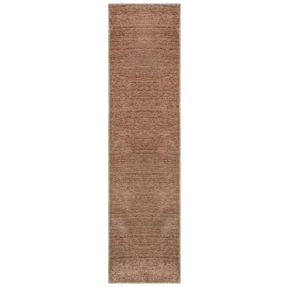 Striped Runner Rug Machine Washable - Natural