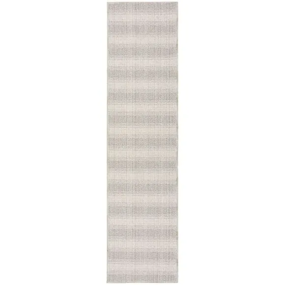 Striped Runner Rug Machine Washable - Natural