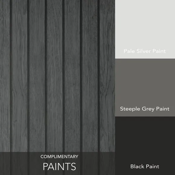 Striped Slat Panel Wallpaper - Black