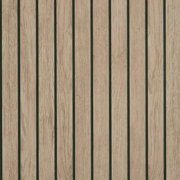 Striped Slat Panel Wallpaper - Natural