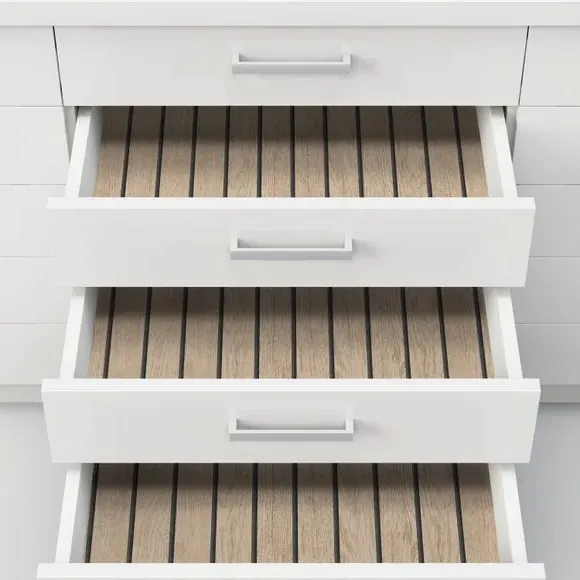 Striped Slat Panel Wallpaper - Natural