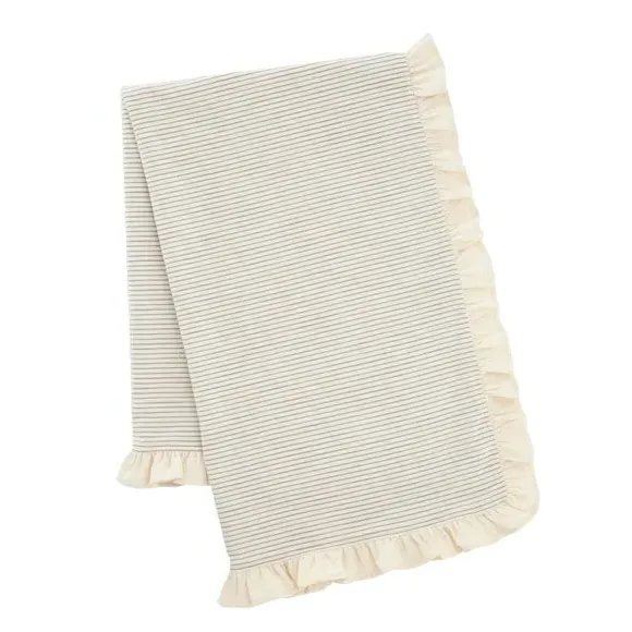 Striped Tablecloth - Natural, Cotton