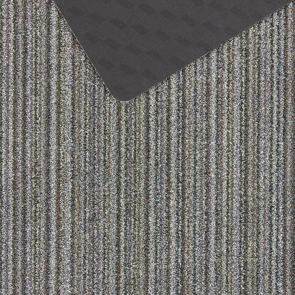 Striped Utility Mat Washable - Blue, Cotton