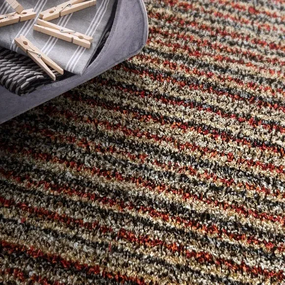 Striped Utility Mat Washable - Candy, Cotton