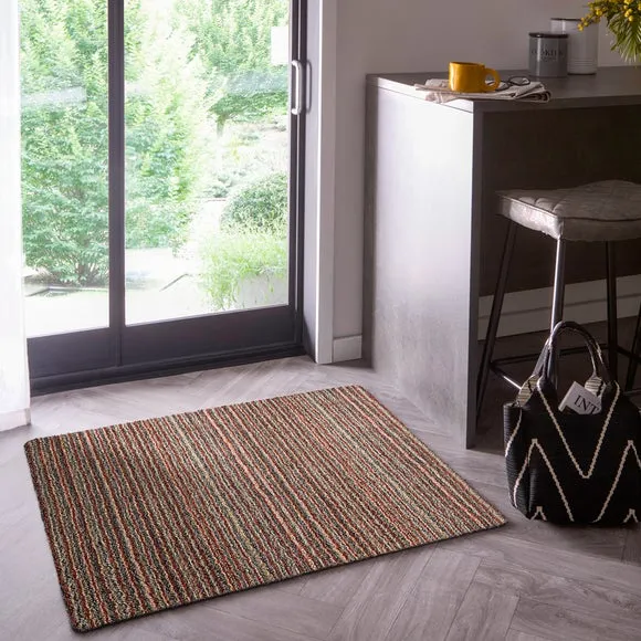 Striped Utility Mat Washable - Candy, Cotton