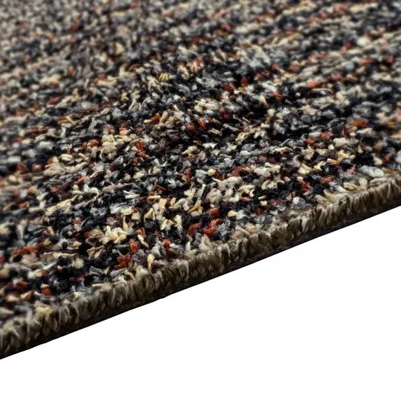 Striped Utility Mat Washable - Grey, Cotton