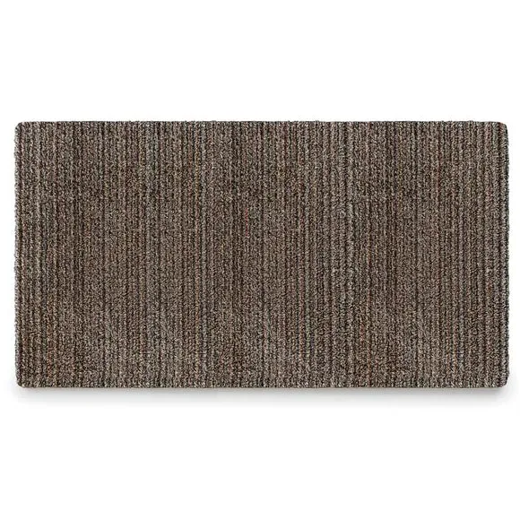 Striped Utility Mat Washable - Grey, Cotton