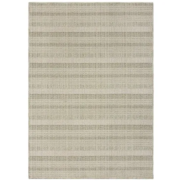 Striped Washable Rug - Green