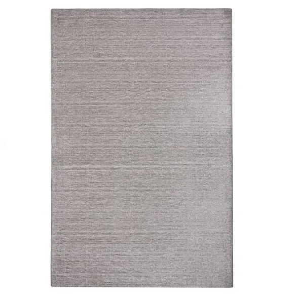 Striped Washable Rug - Grey, Chenille