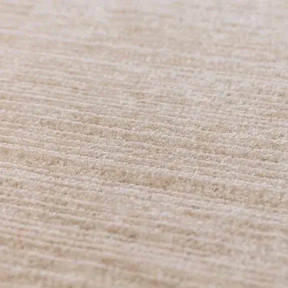 Striped Washable Rug - Ivory, Chenille